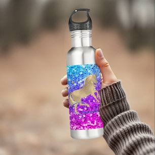 Garrafa Monograma de ouro branco, cor-de-rosa claro