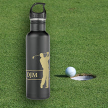 Monograma Dourado Silhouter Golfer
