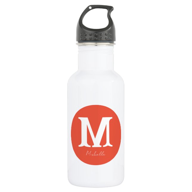 Garrafa Monograma mínimo sunset (Frente)