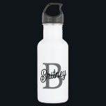 Garrafa Monograma Moderno Nome do Elegante Script de Cinza<br><div class="desc">O moderno nome do monograma Elegante Black Cinza Script Gel Mouse Pad é um acessório na moda e ergonômico para o seu espaço de trabalho. Apresentando um elegante design preto e cinza com um monograma personalizado e nome em uma fonte elegante, este mouse gel não só adiciona um toque de...</div>