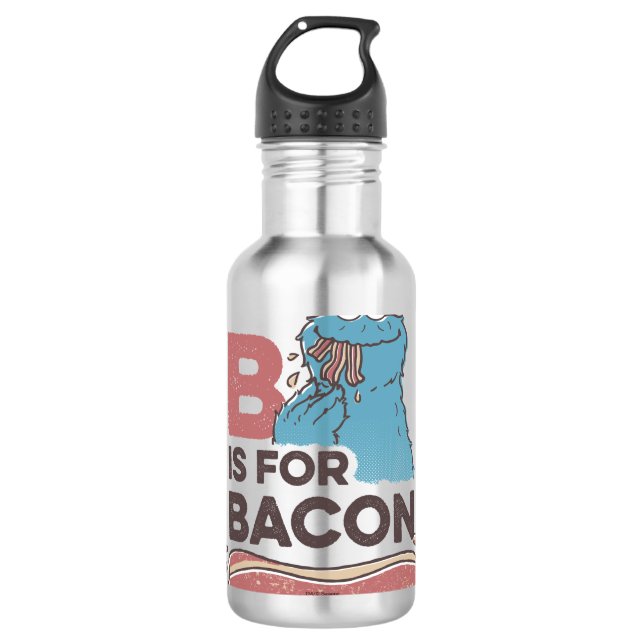 Garrafa Monstro de cookies | B é para Bacon (Frente)
