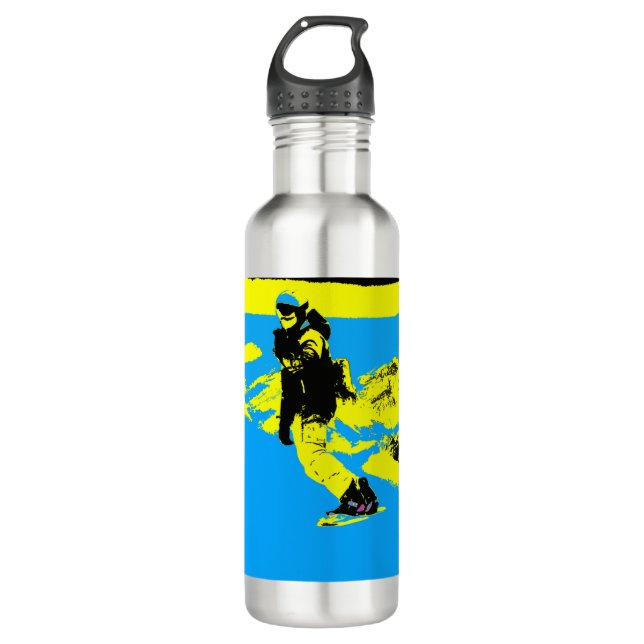 Garrafa Montanha Snowboard - Snowboarder (Frente)