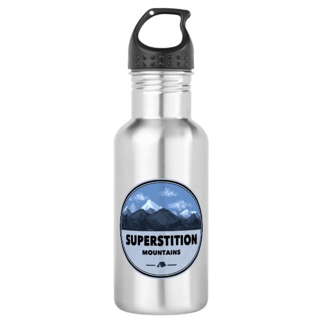 Garrafa Montanhas Superstition Arizona Acampamento (Frente)