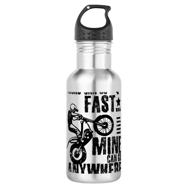 Garrafa Moto, moto de ensaio rápido (Frente)