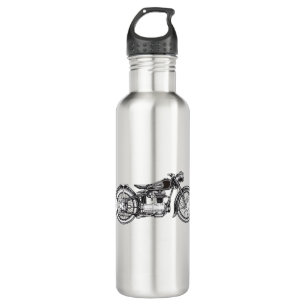Garrafa Motocicleta Retroativa - Eu Amo Minha Motocicleta