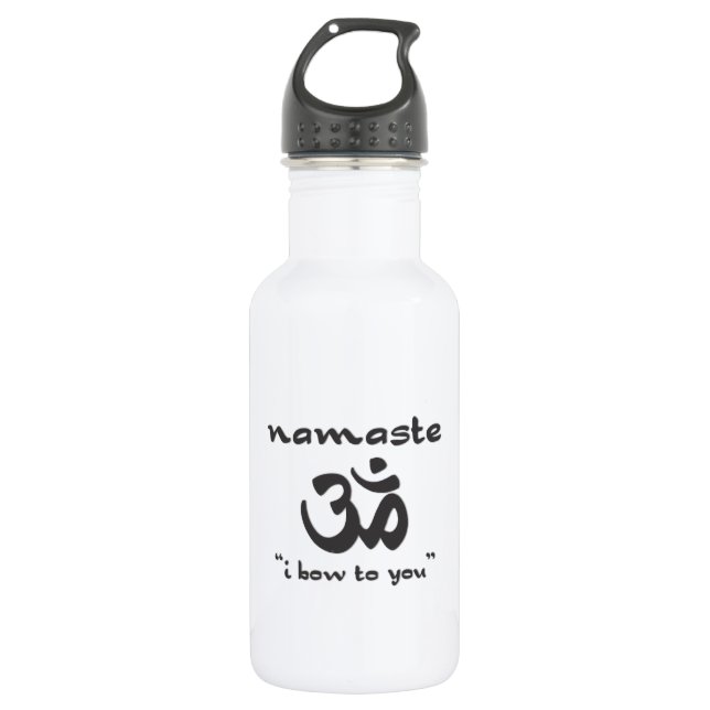 Garrafa Namaste - Eu Arco Para Você (Frente)