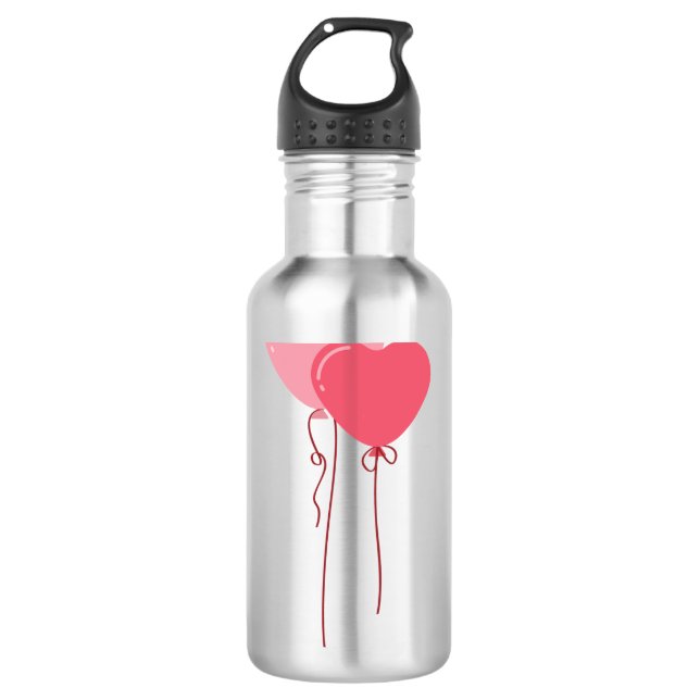 Garrafa Namorados Mínimo Cor-de-Rosa Personalizado (Frente)