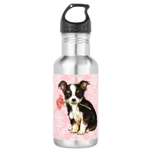 Garrafa Namorados Rosa Long Casaco Chihuahua