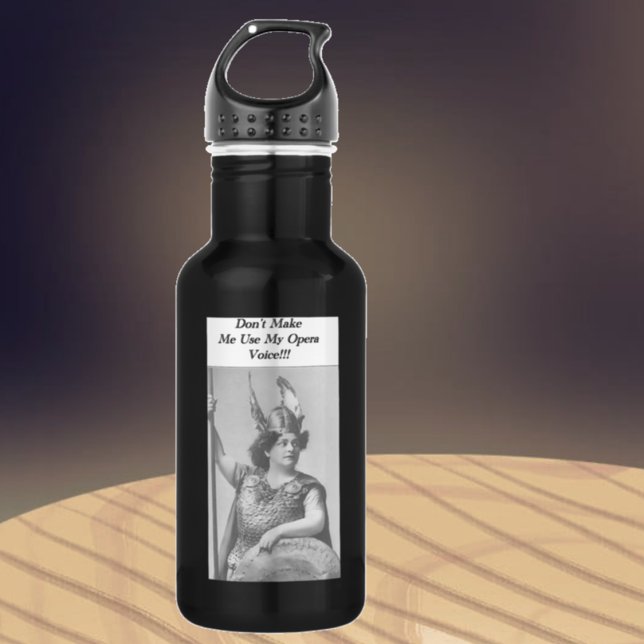 Garrafa Não me faça usar a minha voz da Ópera (Criador carregado)