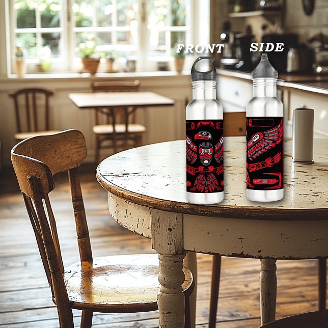 Garrafa Native American Thunderbird Illustration (Criador carregado)