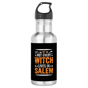 Garrafa Nem Toda Bruxa Vive Em Salem Halloween Bruxa Des