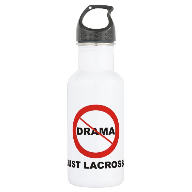 Garrafa Nenhum Lacrosse do drama apenas (Frente)