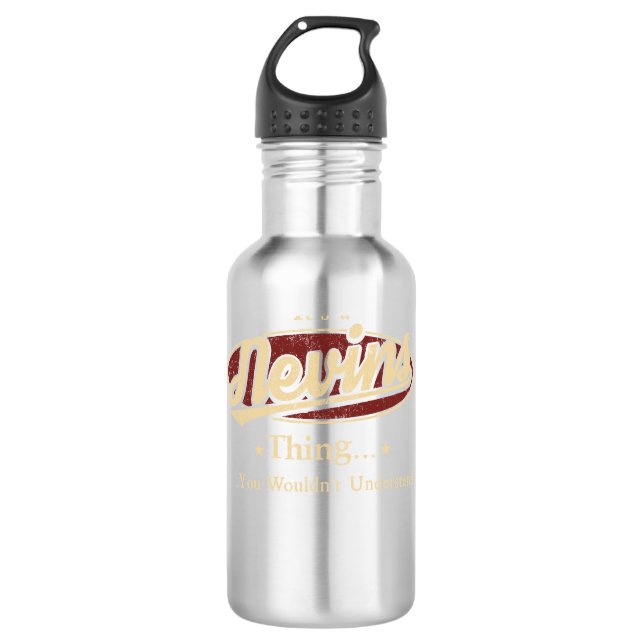 Garrafa NEVINS Name Water Bottle Gift (Frente)