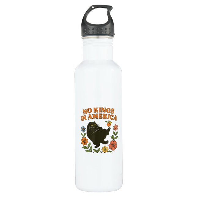Garrafa No Kings In America We The People Retro For Girl C (Frente)