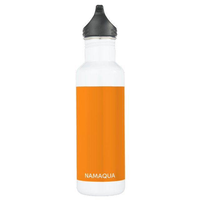 Garrafa Nome da cor laranja Namaqua (Direita)