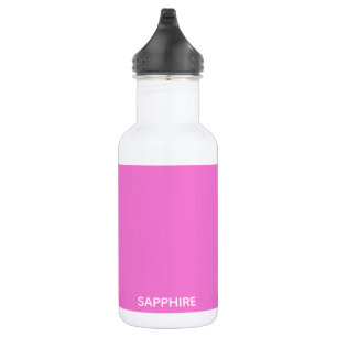 Garrafa Nome da cor rosa de apphire