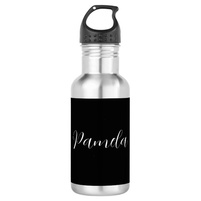 Garrafa Nome de Adição Mínima Profissional Personalizado (Frente)