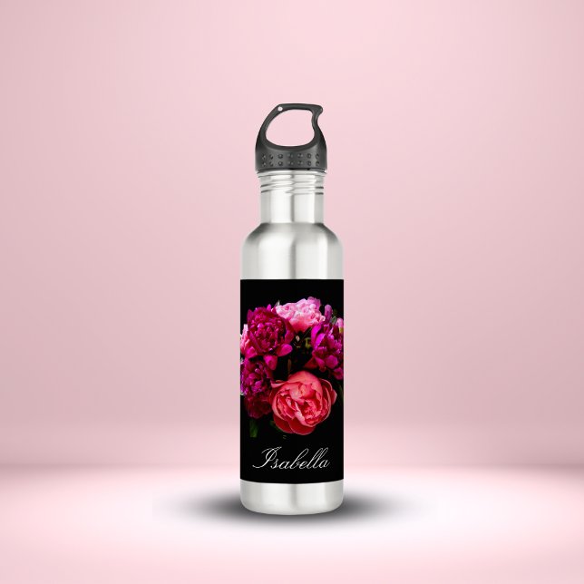 Garrafa Nome Dramático Pink E Púrpura (Criador carregado)
