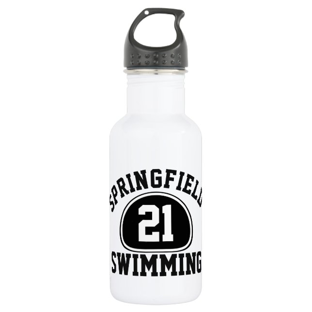 Garrafa Nome e Número/Ano da Equipe do Orgulho de Equipe P (Frente)