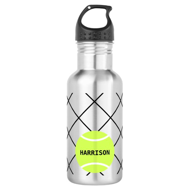 Garrafa Nome Moderno Personalizado do tênis Stainless (Frente)