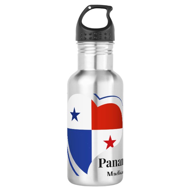 Garrafa Nome Personalizado Amor Panamá (Frente)