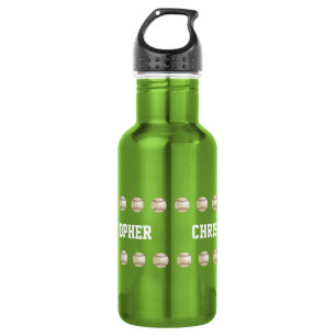 Garrafa Nome Personalizado, Baseball, Apple Green