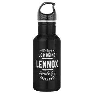 Garrafa Nome Personalizado Lennox Aniversário