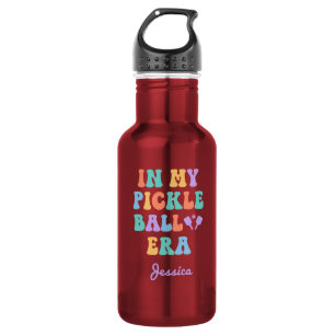 Garrafa Nome Personalizado Retro Na Minha Era de Picklebal