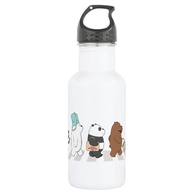 Garrafa Nós Bare Bears - Vida Bolsa! (Frente)