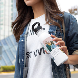 Garrafa Nós Te Amamos Mãe   Colagem de Fotos Moderna 6