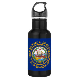Garrafa Nova Hampshire State Flag Liberty Bottle