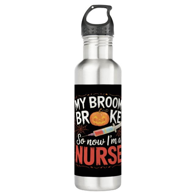 Garrafa Nurse Funny Halloween Nursing Essential T-Shirt (Frente)