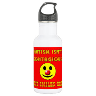Garrafa O Autismo Não é Contagioso Mas Sorrisos São