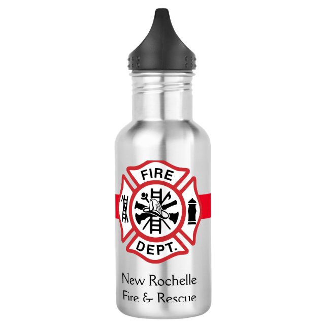 Garrafa O Bombeiro Emblem Fire Department (Esquerda)