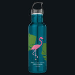 Garrafa O Casamento Flamingo Cor-de-rosa deu personagem az<br><div class="desc">Um Pink Flamingo Wedding Giveaway: Uma Proteção Tropical em uma Elegância Tropical de Água de Aço Inoxidável e Personalizada em Cada Sip: Brinde para sempre com nosso Casamento Flamingo Rosa Dando Garrafas de Água de Aço Inoxidável! Imbuídas de vibrantes vibrantes vibrações tropicais através de um encantador flamingo rosa e uma...</div>