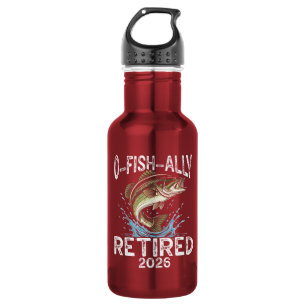 Garrafa O-Fish-Almente Aposentado 2026 Humor Engraçado