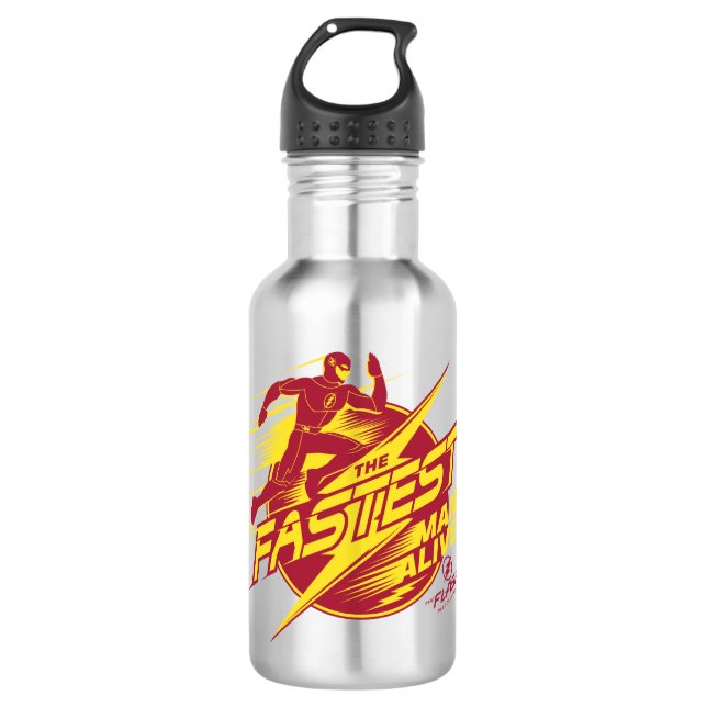 Garrafa O Flash | O Homem Mais Vivo (Frente)