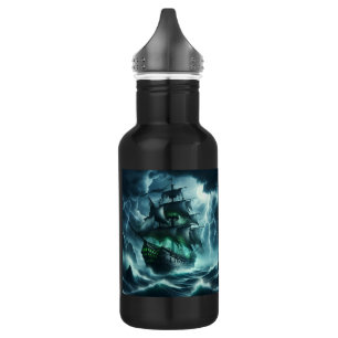 Garrafa O Holandês que voa de areia Um navio fantasma do m