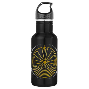 Garrafa O Homem no Maze - Ouro tribal prata