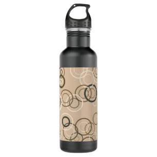 Garrafa O pop retro do vintage esquadra a arte abstracta