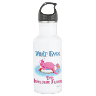 Garrafa O Que Flutuar Seu Flamingo Rosa