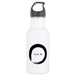 Garrafa O símbolo do zen com "apenas seja "