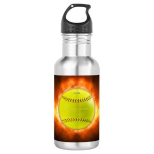 Garrafa O softball de SlipperyJoe no fogo incendiou as fog