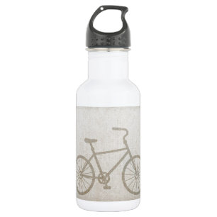 Garrafa O vintage da bicicleta ostenta o destino do amor