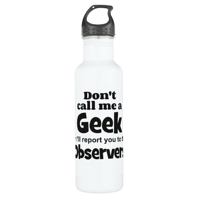 Garrafa Observadores de geek bf (Frente)