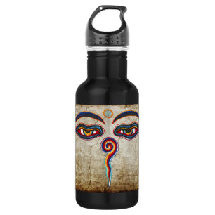Garrafa Olhos De Buda/Augen der Weisheit   antigo
