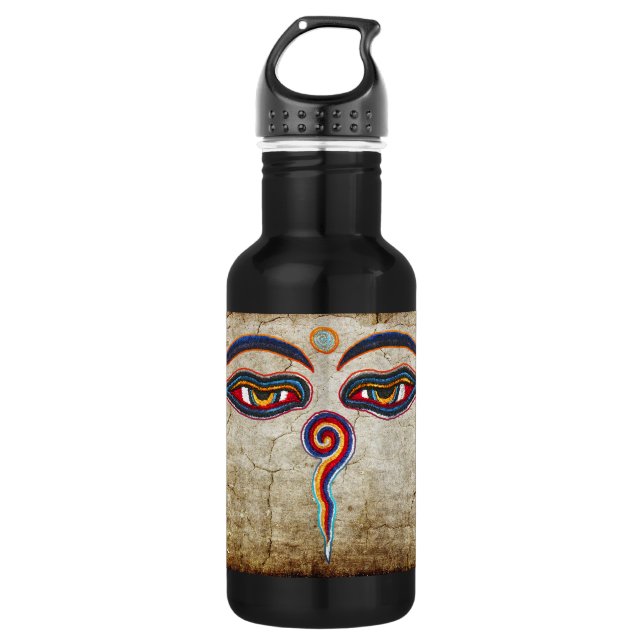 Garrafa Olhos De Buda/Augen der Weisheit | antigo (Frente)