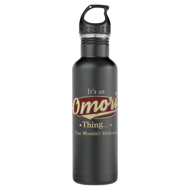 Garrafa Omori Name Water Bottle Gift (Frente)