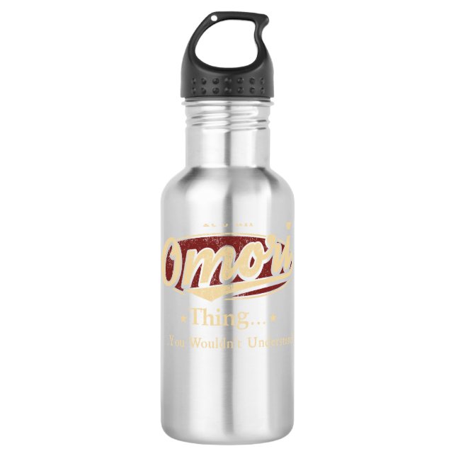 Garrafa Omori Name Water Bottle Gift (Frente)