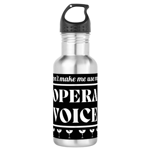 Garrafa Opera Voice Opera Singer (Frente)